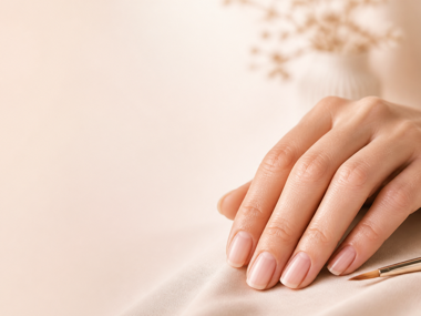 Naturally well-groomed nails for the Jessica Nail Rescue Programme.